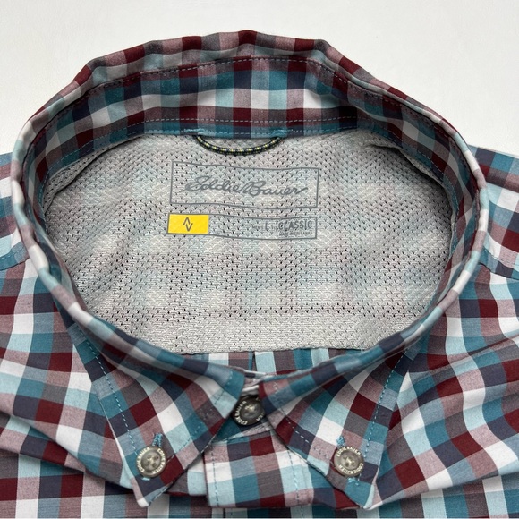 Eddie Bauer Bundle Classic Long Sleeve Shirt Button Men’s Size L - Picture 4 of 15